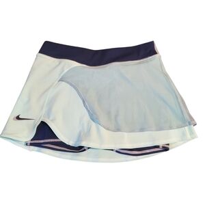 Nike Light Blue and Navy Skort
